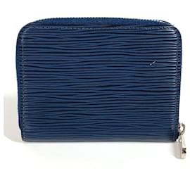 Louis Vuitton-Louis Vuitton Epi Zippy Coin Purse Wallet-Blue