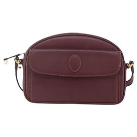 Borsa a Spalla Must de Cartier in Pelle Bordò