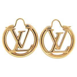 ORECCHINI LOUIS VUITTON LOUISE PM M00396 ORECCHINO IN METALLO D'oro