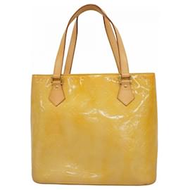 Louis Vuitton-Louis Vuitton Vernis Houston Tote Bag-Beige