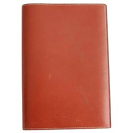 Hermès Ledernotizbuch Braun