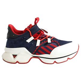 Christian Louboutin Sneakers in pelle blu Blu