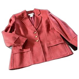 Yves Saint Laurent Skirt suit Red Orange