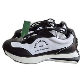 Baskets Karl Lagerfeld en cuir noir Noir