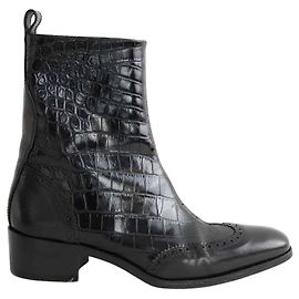 Dsquared2 Botas de cuero negro Negro
