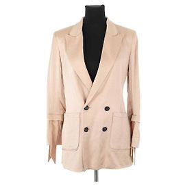 Roland Mouret Blazer de seda rosa Rosa