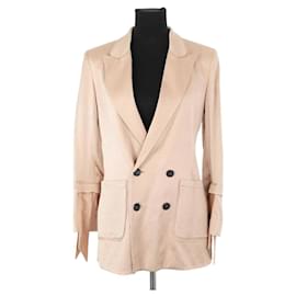 Roland Mouret-Pink silk blazer-Pink