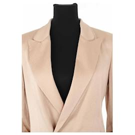 Roland Mouret-Pink silk blazer-Pink