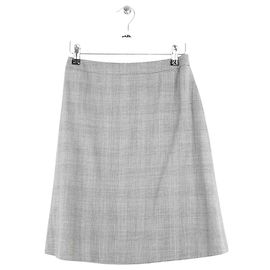 Dior Schwarzer Wollrock Schwarz