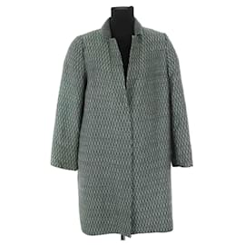 Bash Green linen coat Green