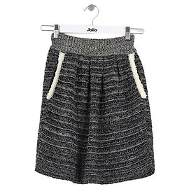 Valentino Mini saia cinza de algodão Cinza