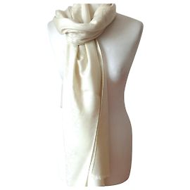 Loewe Schal Weiß Weiß