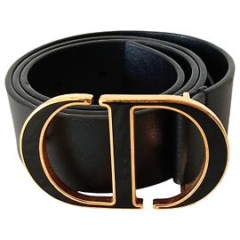 Gürtel Christian Dior Schwarz