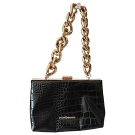 Bolsa Mini de Roccobarocco Preto