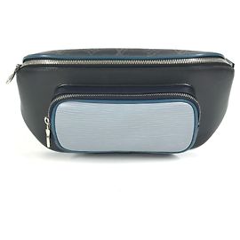 Gürteltasche Monogram Eclipse Louis Vuitton Blau Marineblau Monogramm