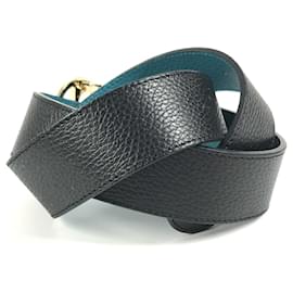 Gucci-Cinto Gucci 450000 Double G Logo GG-Preto,Azul