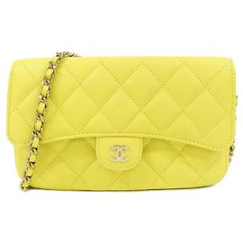 Coque de téléphone Chanel Timeless Classic Line AP2096 Jaune