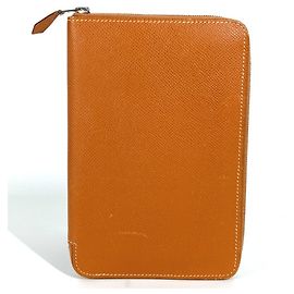 Portefeuille Long Azap Hermès en Cuir Doré Doré