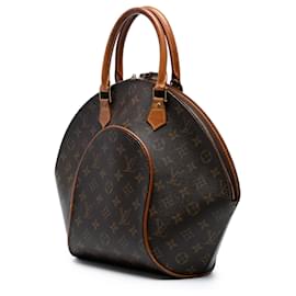 Louis Vuitton-Louis Vuitton Brown Monogram Ellipse PM-Brown