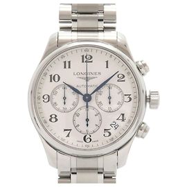 Relógio automático em aço inoxidável da Coleção Master da Longines Outro