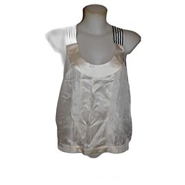 Philosophy Di Alberta Ferretti Silk Top White White