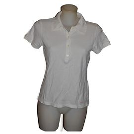 Polo de algodón Woolrich blanco M Blanco
