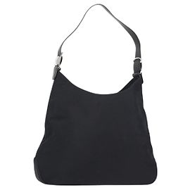 Salvatore Ferragamo Vala Shoulder Bag Nylon Black