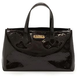 Bolso Tote Louis Vuitton Monogram Vernis Wilshire PM Burdeos