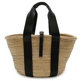 Chloé Sense Medium Basket Tote Schultertasche Schwarz