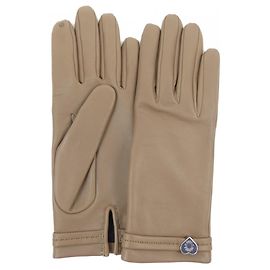 Braune Warme Handschuhe von Hermès Braun