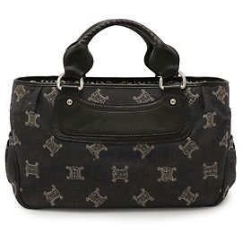 Céline Celine Paris Macadam Boogie Bag Black