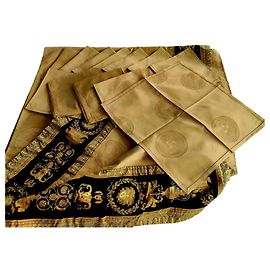 Raro conjunto de mesa vintage Gianni Versace Home Monograma