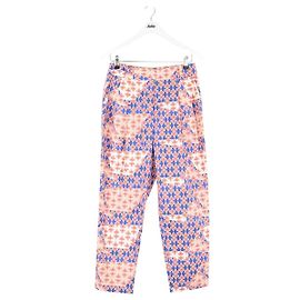 Heimstone Calça reta de algodão rosa Rosa