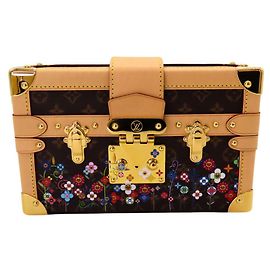 Bolsa de Ombro Petite Malle Monogram Louis Vuitton Edição Limitada Marrom
