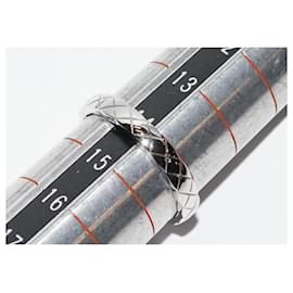 Chanel-Chanel Coco Crush Au750 White Gold Ring Size 14-Silvery,Metallic