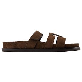 Ines Sport Sandals - Tory Burch - Leather - Brown Brown