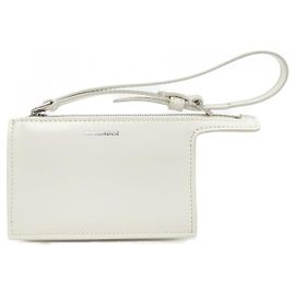 Jil Sander Leather Card Case White