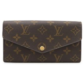 Portefeuille Long Sarah Monogram Louis Vuitton Marron
