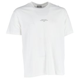 Camiseta Dior Montaigne en algodón blanco Blanco Crudo