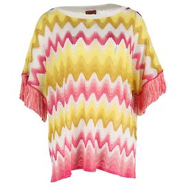 Tunika Zigzag Missoni in Rayon Multicolore Multicolore