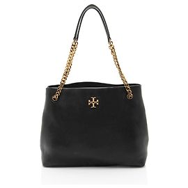 Bolsa Tote de couro Kira da Tory Burch Preto