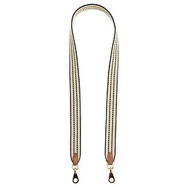Alças de bolsa Hermès Sangle Cordage 50 mm em lona multicolorida Multicor