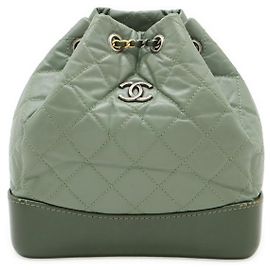 Chanel Gabrielle Small Backpack Green