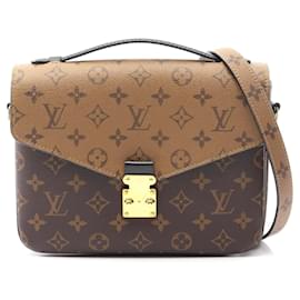 Louis Vuitton-Bolsa Pochette Metis MM Louis Vuitton-Marrom