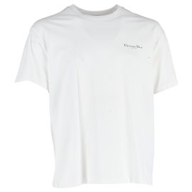 Dior Couture Maiglöckchen T-Shirt aus Weißer Baumwolle Weiß Roh