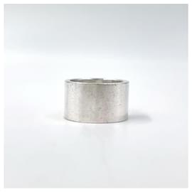 Gucci-GUCCI Silver SV925 G Wide Ring-Silvery,Metallic