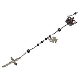 Dolce & Gabbana Collar de Metal Rosario de Dolce&Gabbana Plata Metálico