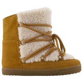 Botas ankle Nowles Gf - Isabel Marant - Pelo - Branco Branco