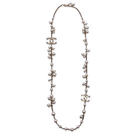Collier en métal Chanel CC Doré Métallisé