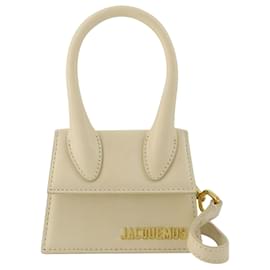 Jacquemus-Le Chiquito bag in Beige Leather-Brown,Beige